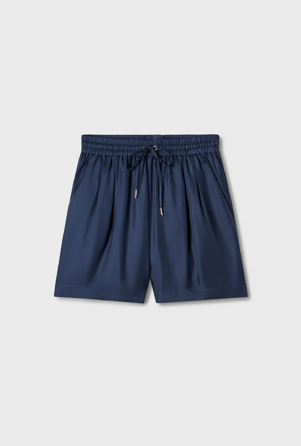 TWILL SLOUCH SHORTS MIDNIGHT