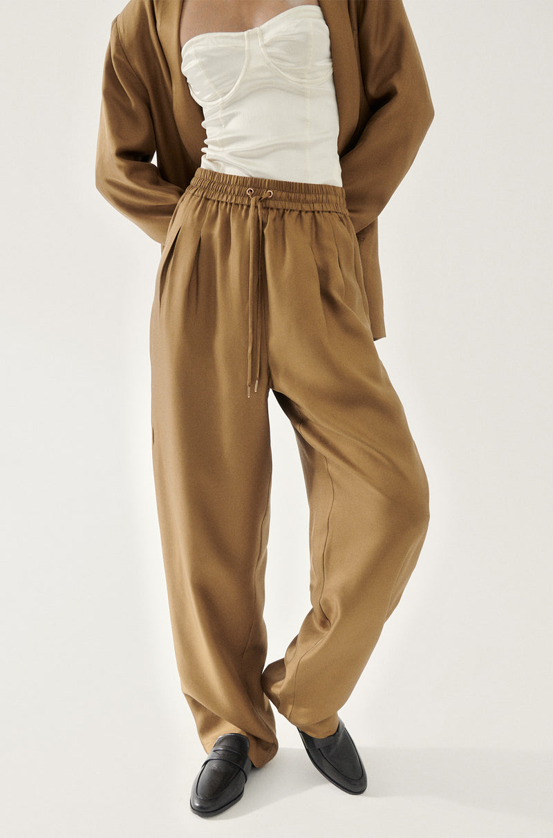 TWILL SLOUCH PANTS KANGAROO