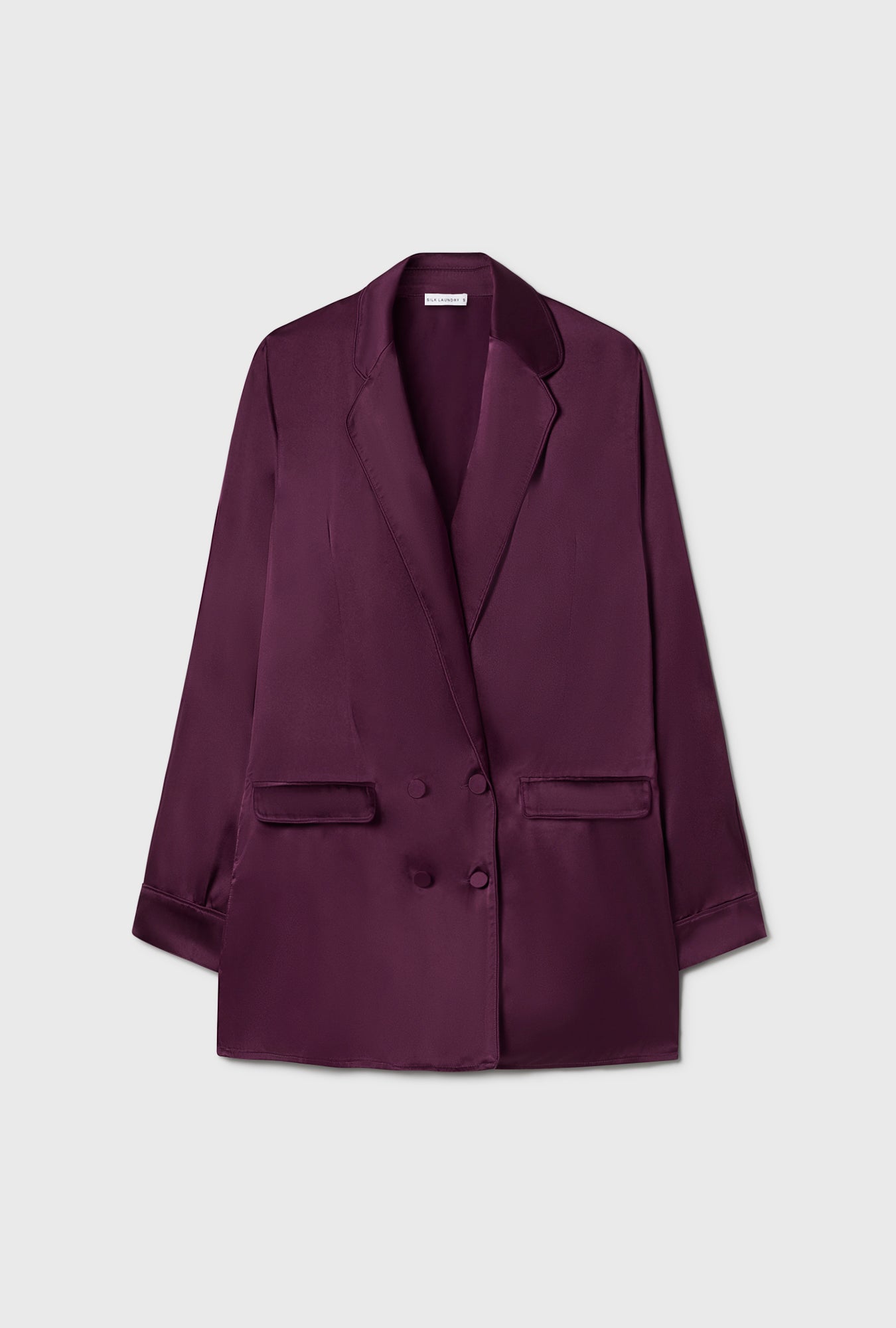 RELAXED BLAZER BLOOD PLUM