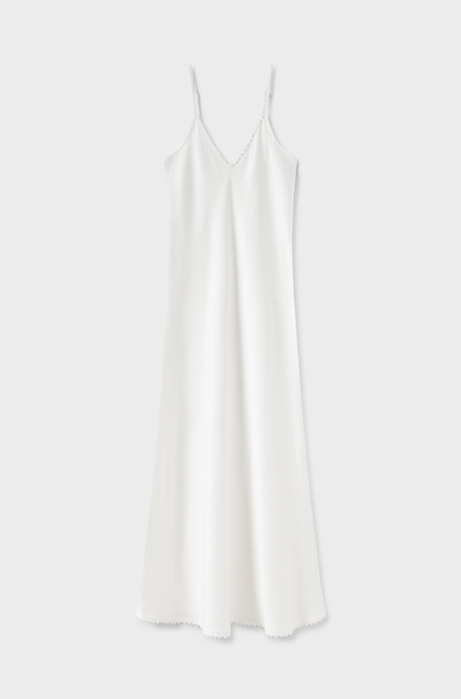 BRIDAL 90'S PEARL SLIP DRESS