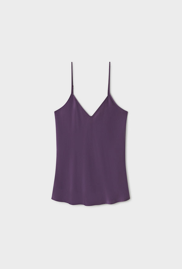 BIAS CUT CAMI BLACKBERRY