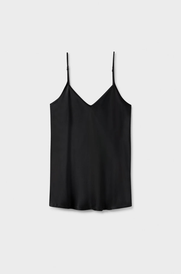 BIAS CUT CAMI BLACK