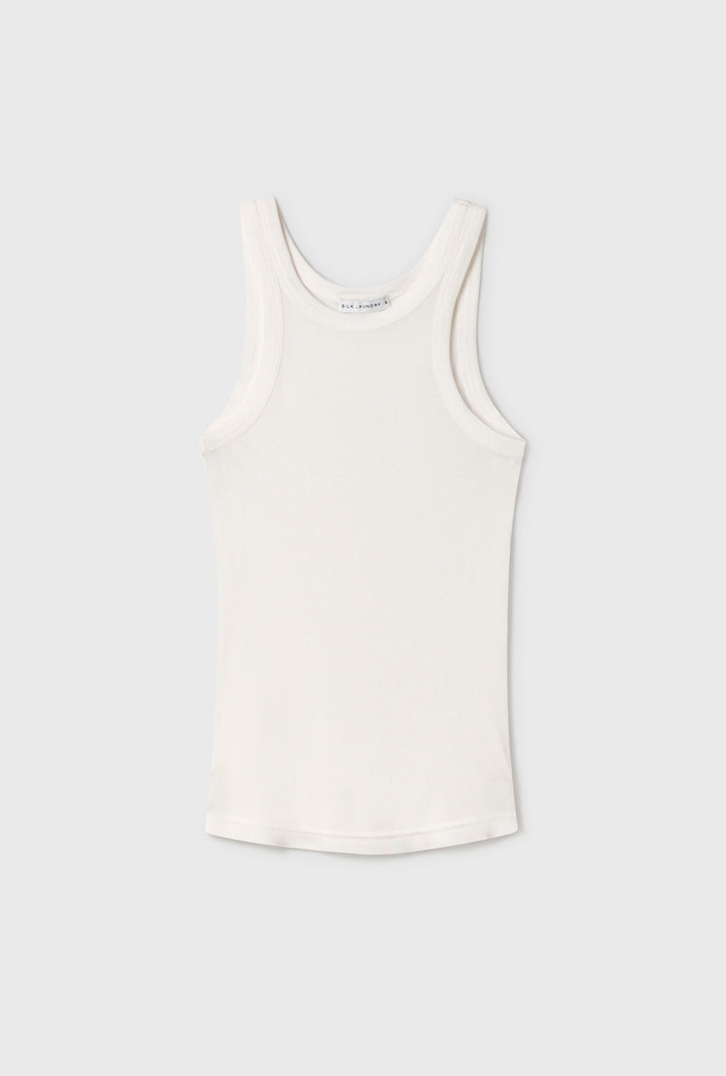 JERSEY TANK WHITE