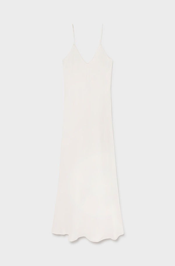 90S SLIP DRESS WHITE