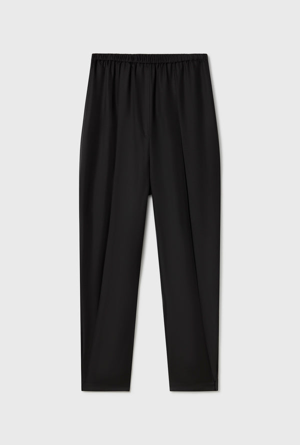 TWILL HAREM PANTS BLACK