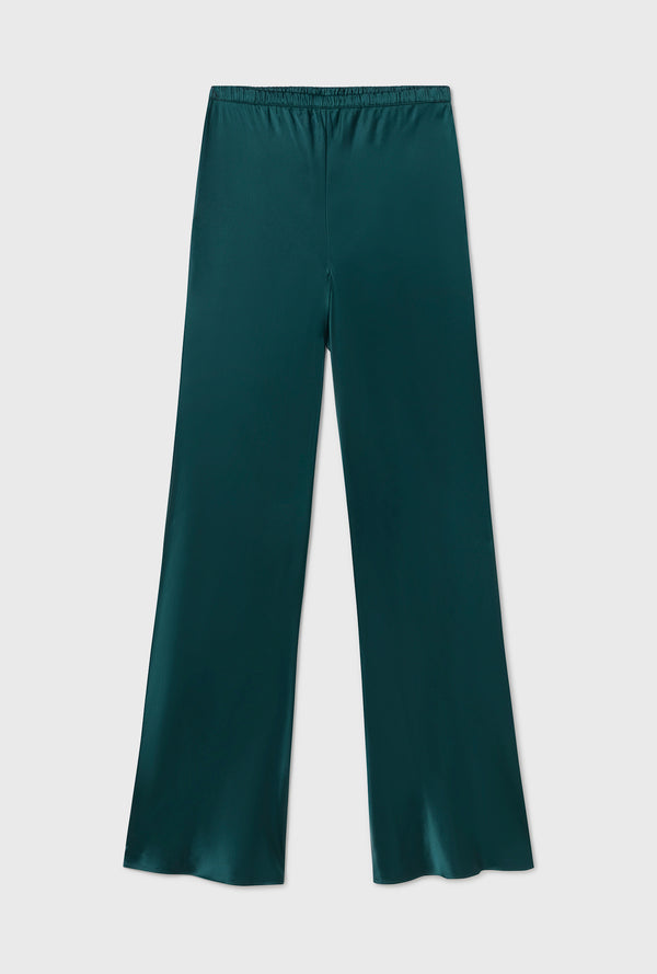 BIAS CUT PANTS TEAL