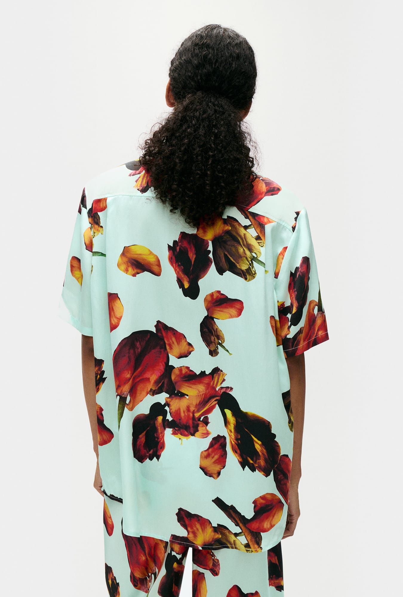 SHORT SLEEVE BOYFRIEND SHIRT TULIPA DEW